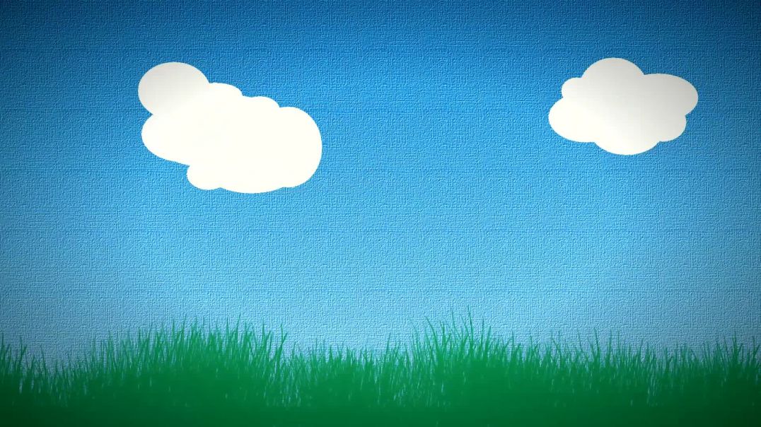 Видеофон футаж мультяшные облака | Videophone footage cartoon clouds