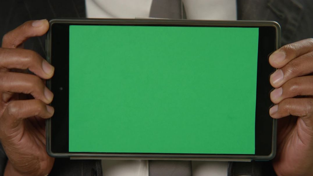 Видеофон футаж планшет с зеленым экраном | Videophone futage tablet with green screen