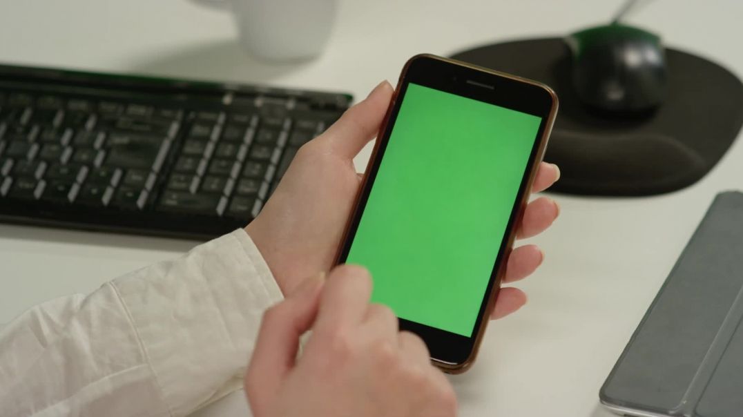 Видеофон футаж телефон с зеленым экраном | Download Videophone footage phone with green screen