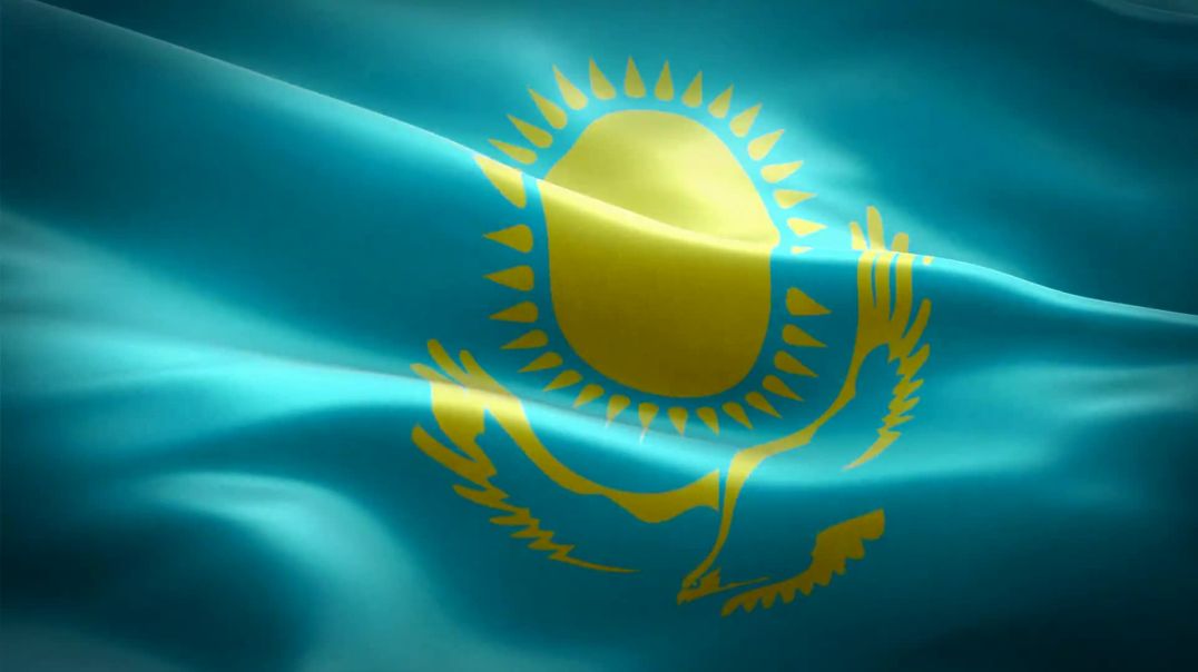 Видеофон футаж флаг Казахстана