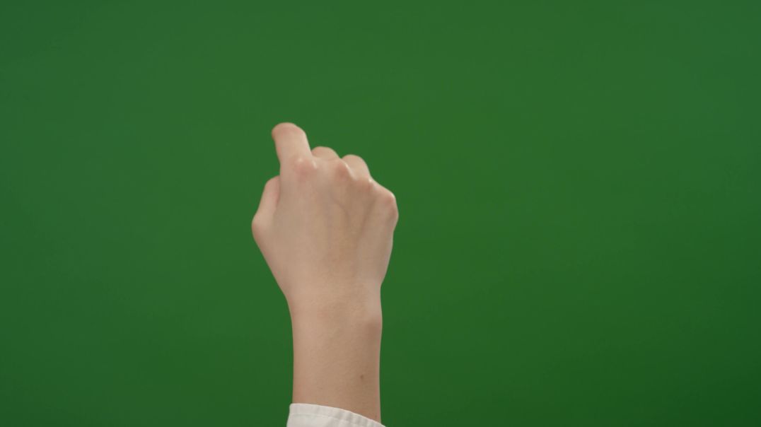 Свайп, листание пальцем вверх и вниз на зелёном фоне