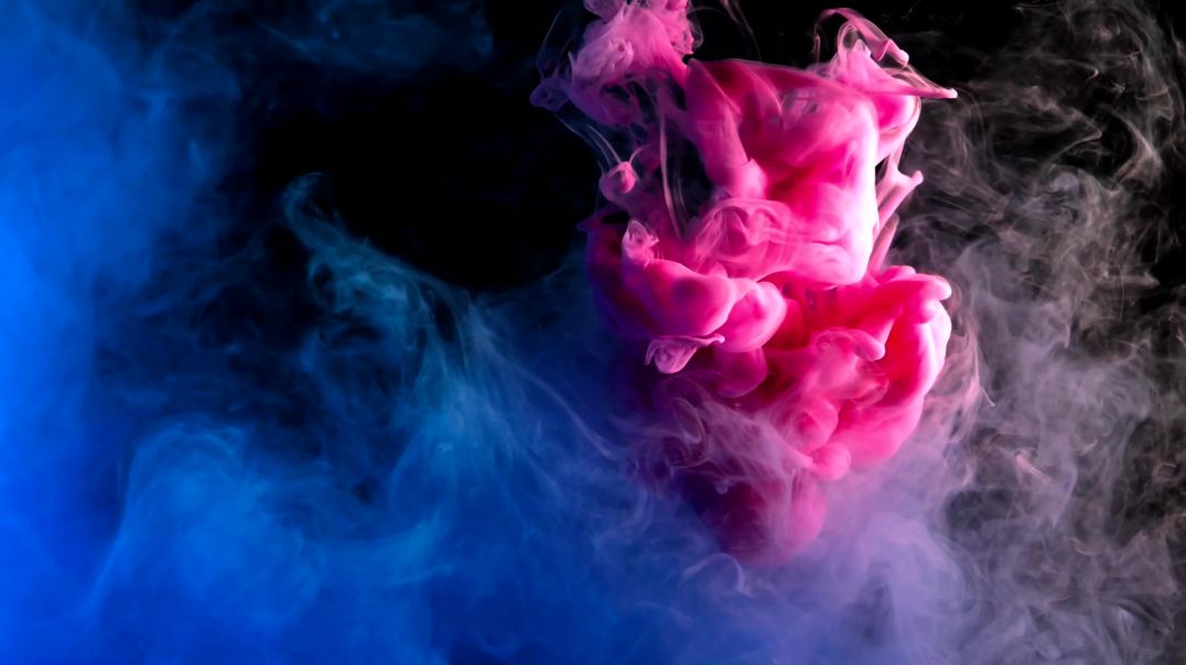 Синий и розовый дым